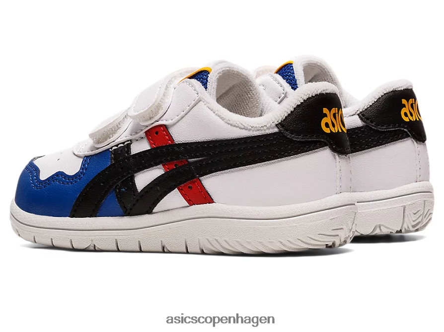 Asics japans småbørnsstørrelse hvid sort Z206F64428