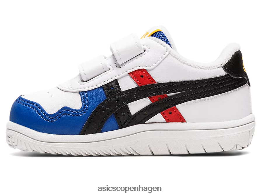 Asics japans småbørnsstørrelse hvid sort Z206F64428