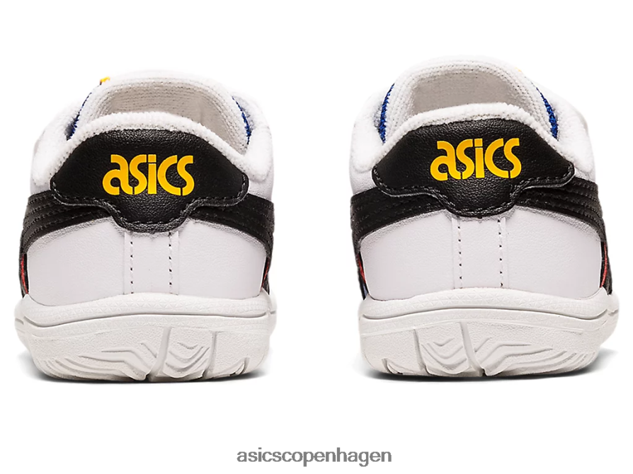 Asics japans småbørnsstørrelse hvid sort Z206F64428