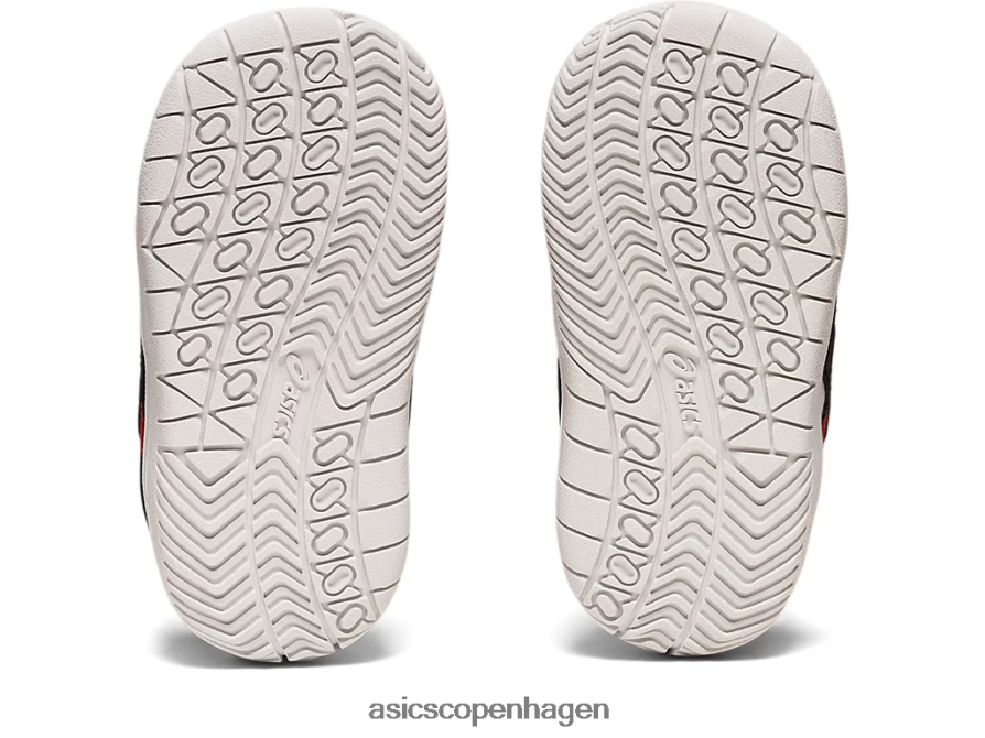 Asics japans småbørnsstørrelse hvid sort Z206F64428