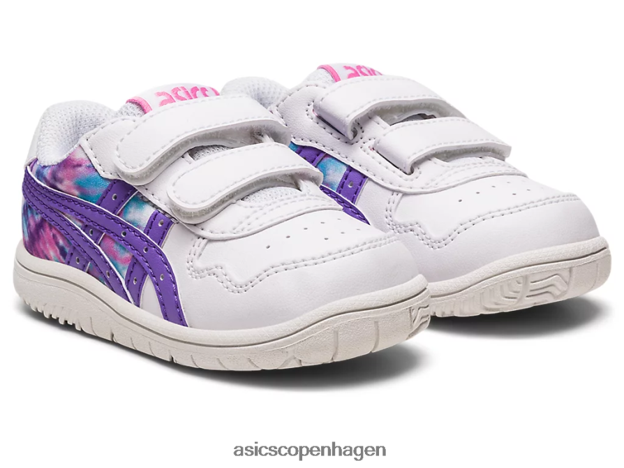 Asics japans småbørnsstørrelse hvid/ametyst Z206F64325