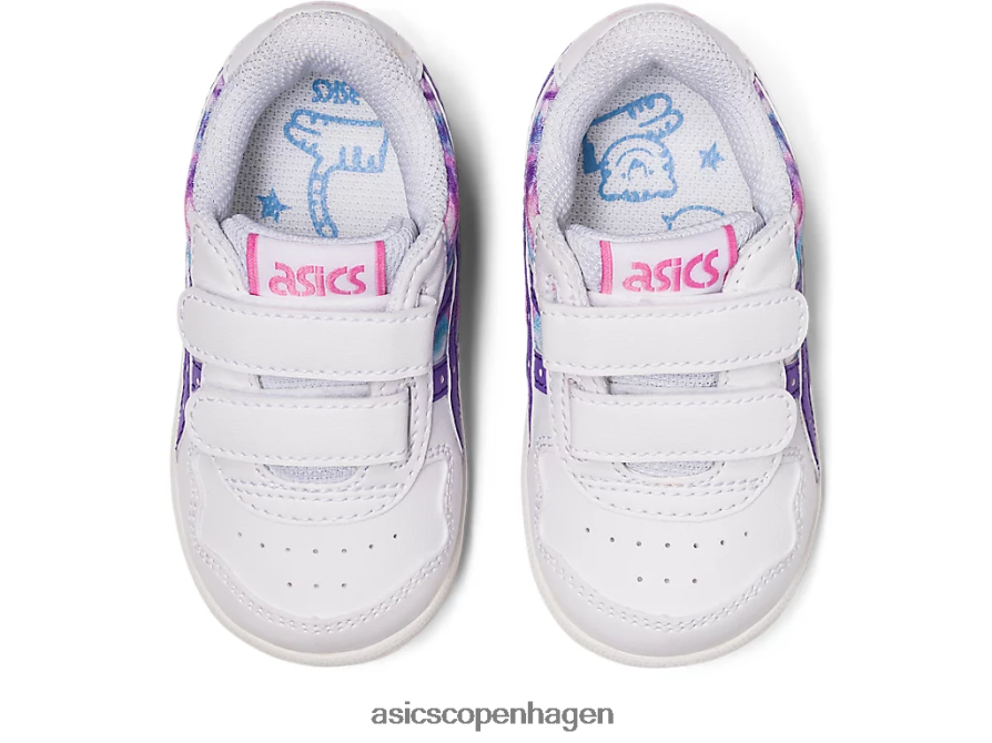 Asics japans småbørnsstørrelse hvid/ametyst Z206F64325