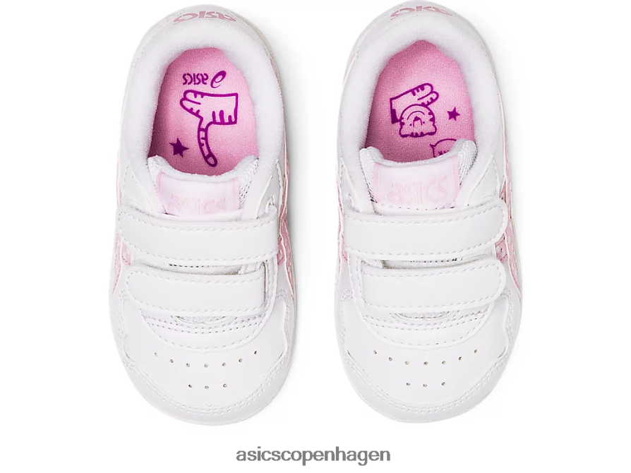 Asics japans småbørnsstørrelse hvid/bomuldsbolche Z206F64448