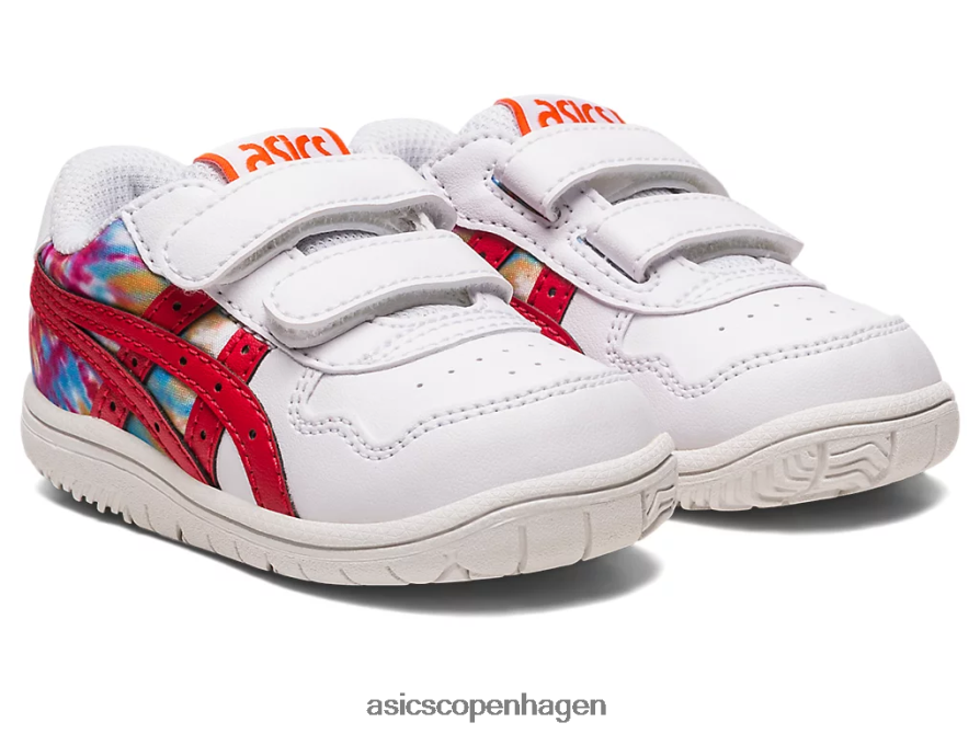 Asics japans småbørnsstørrelse hvid/klassisk rød Z206F64329