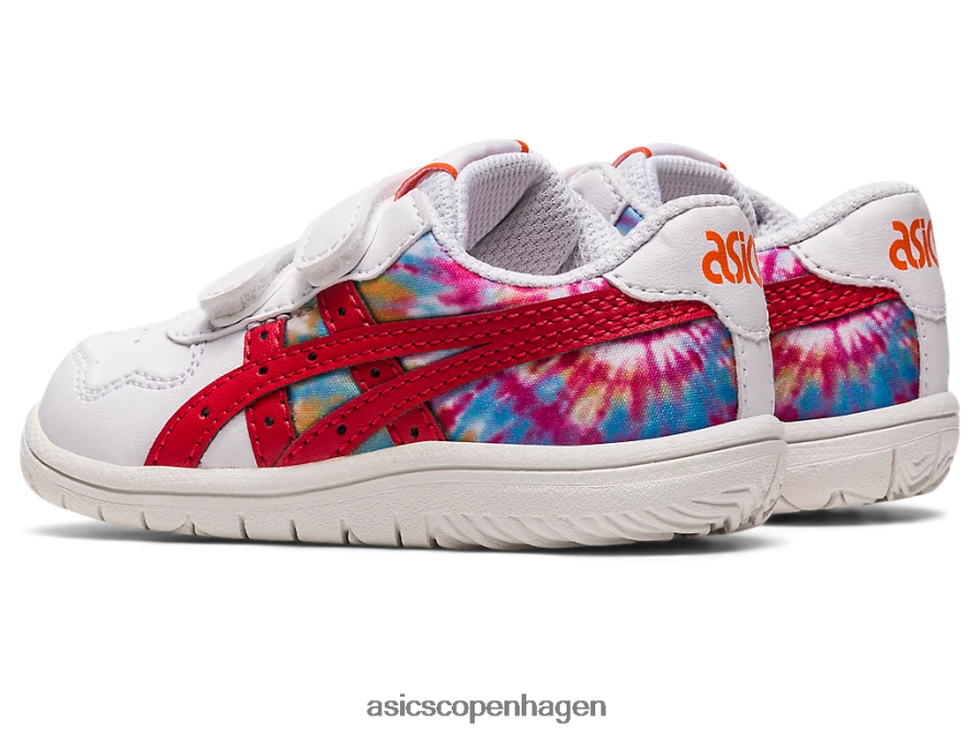 Asics japans småbørnsstørrelse hvid/klassisk rød Z206F64329
