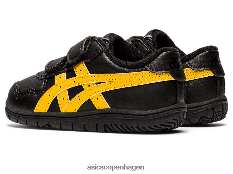 Asics japans småbørnsstørrelse sort/tigergul Z206F64449