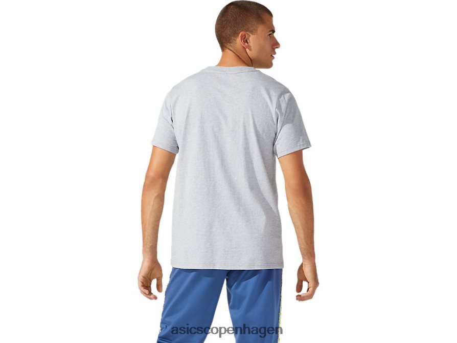 Asics jersey folie bl kortærmet t-shirt piemontegrå lyng Z206F61897