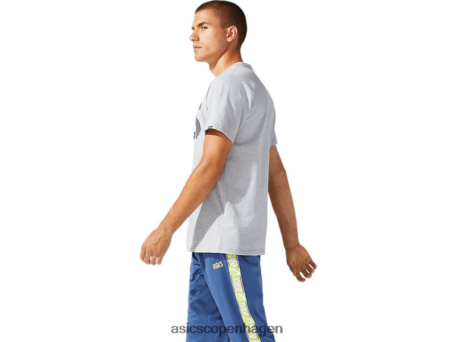 Asics jersey folie bl kortærmet t-shirt piemontegrå lyng Z206F61897