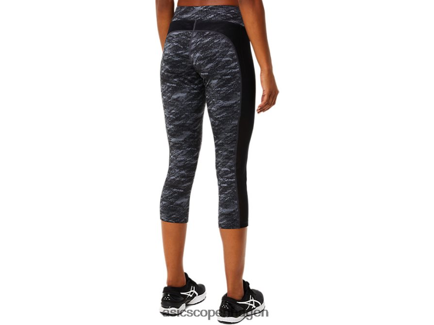 Asics kate lomme capri grå multi Z206F63746