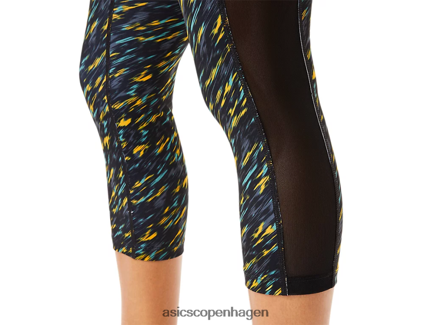 Asics kate lomme capri natskygge/salvie print Z206F63400