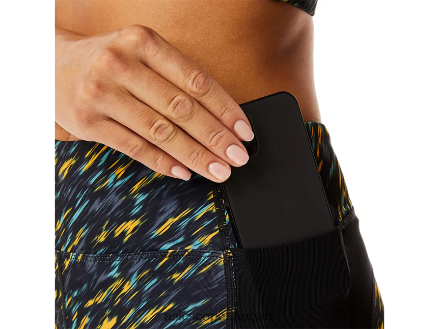 Asics kate lomme capri natskygge/salvie print Z206F63400