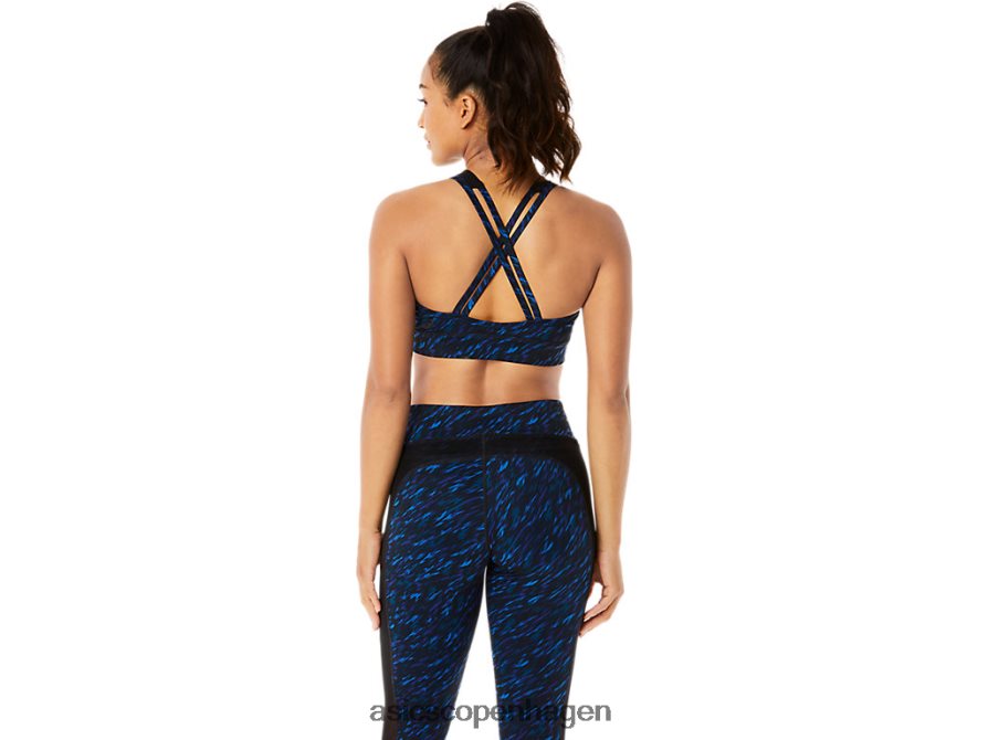 Asics kate strappy bh natskygge/lake drive print Z206F63513