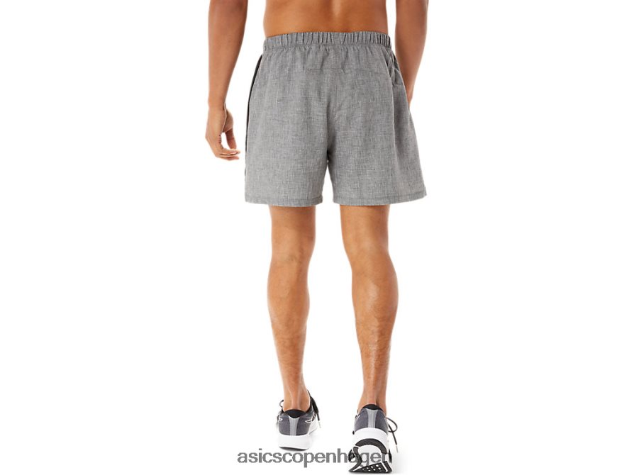 Asics klar sæt 5 kort sagt mørkegrå lyng/sort Z206F6974