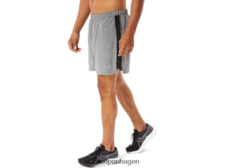 Asics klar sæt 5 kort sagt mørkegrå lyng/sort Z206F6974