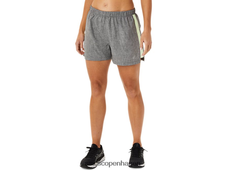 Asics klarsæt 3 kort sagt mørkegrå lyng/gul Z206F62893