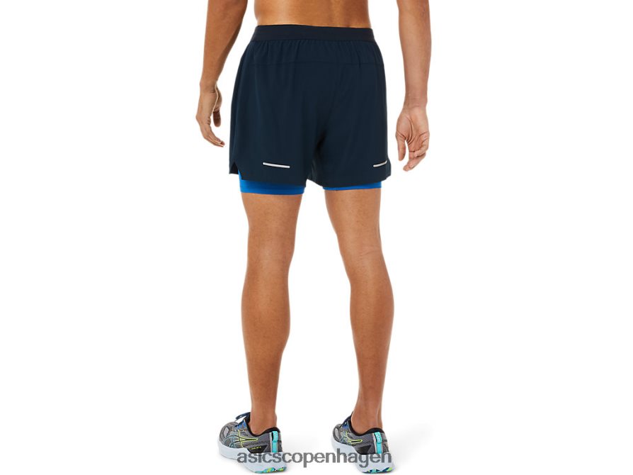 Asics kort vej 2-n-1 5 fransk blå/sø kørsel Z206F61534