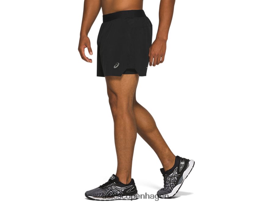 Asics kort vej 2-n-1 5 ydeevne sort Z206F61969