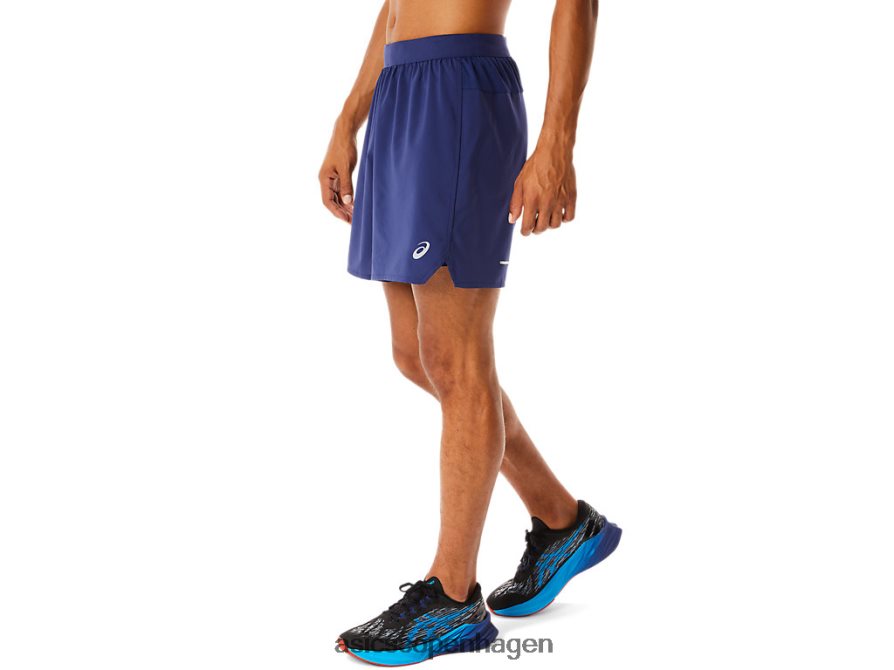 Asics kort vej 2-n-1 7 indigo blå Z206F6462