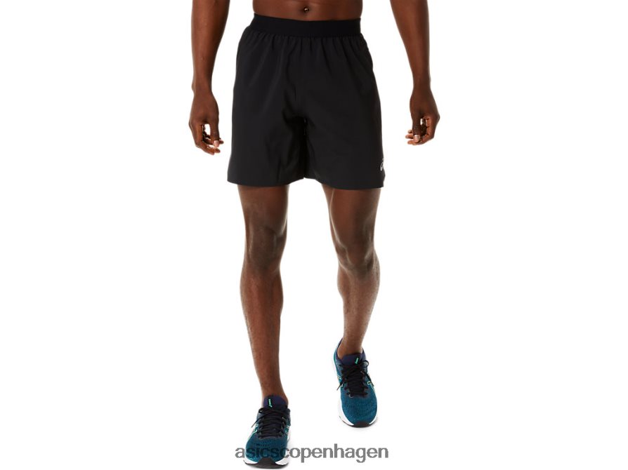 Asics kort vej 2-n-1 7 performance sort/bæregrå Z206F61082