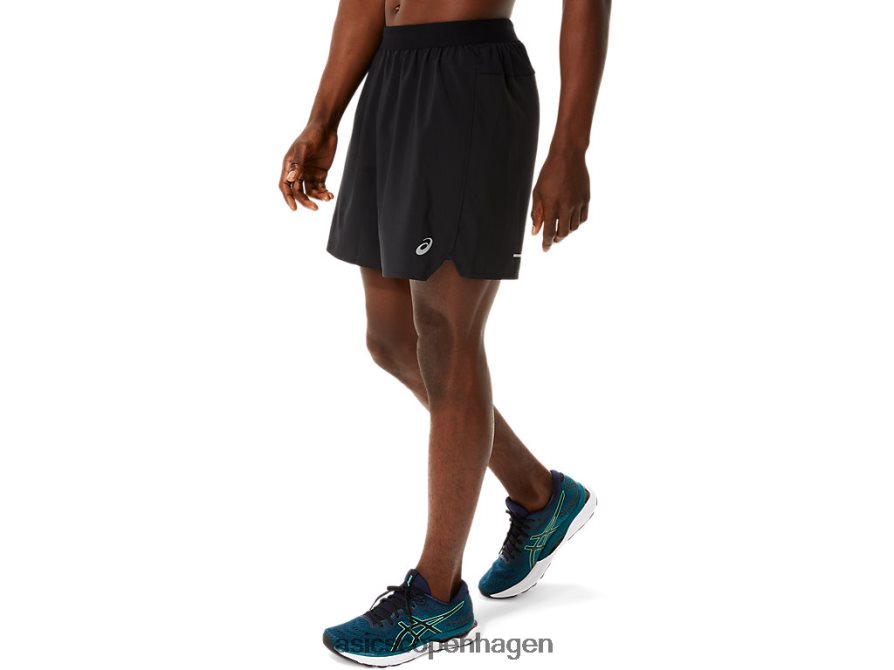 Asics kort vej 2-n-1 7 performance sort/bæregrå Z206F61082