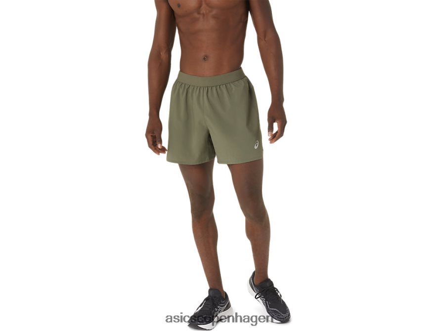 Asics kort vej 5 kappe grøn Z206F61109