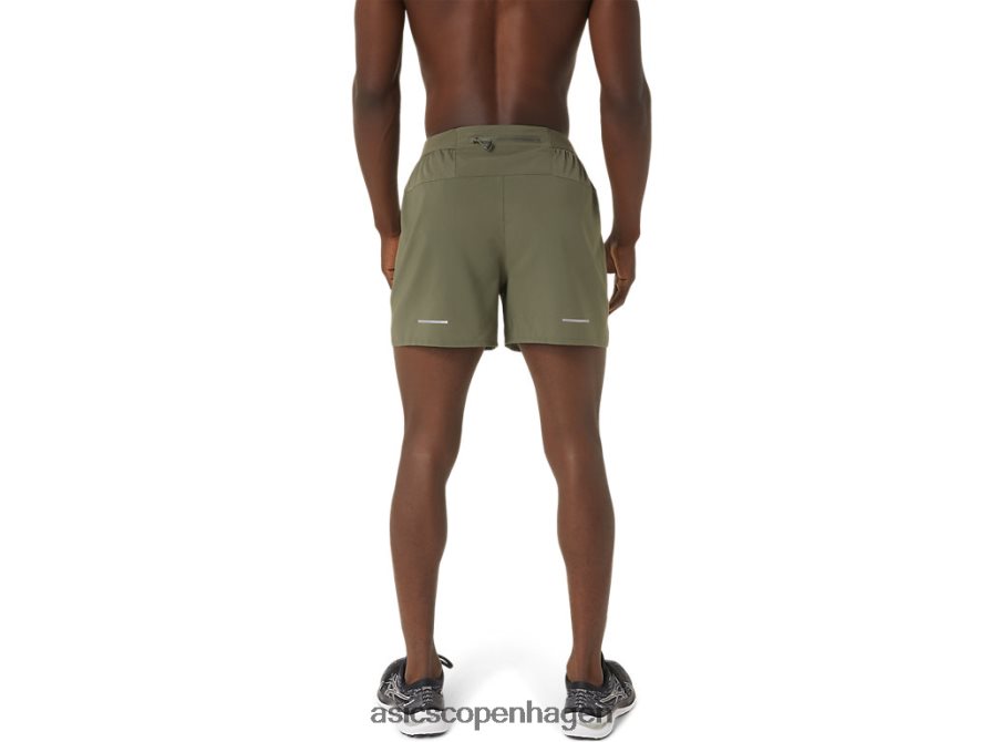 Asics kort vej 5 kappe grøn Z206F61109