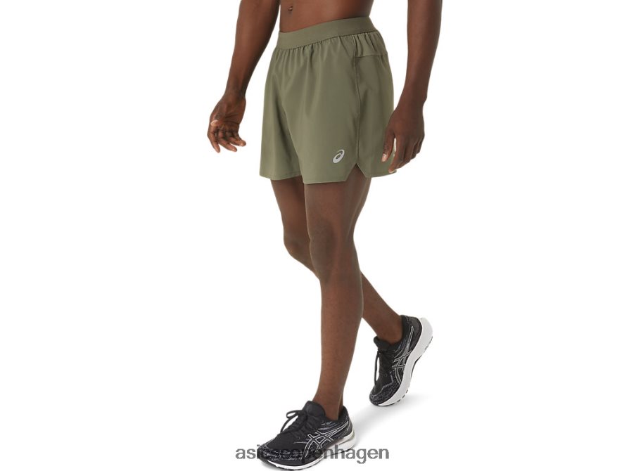 Asics kort vej 5 kappe grøn Z206F61109