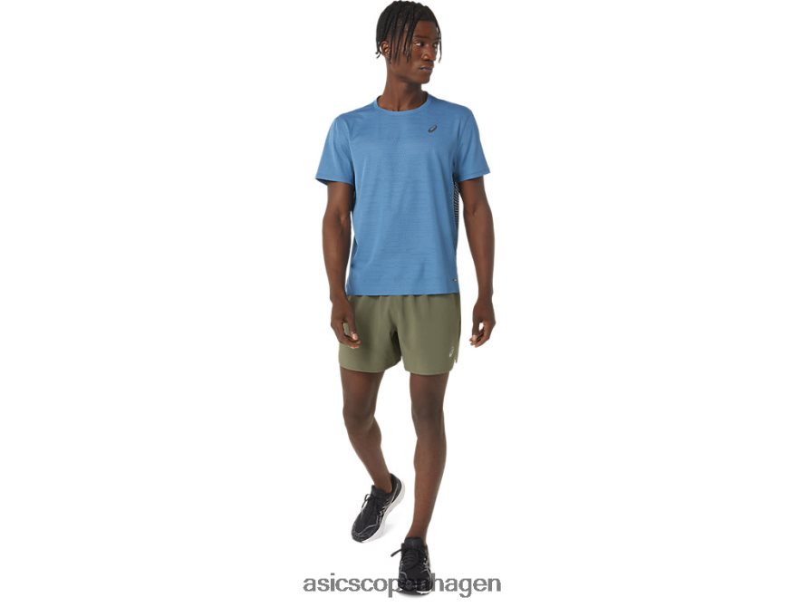 Asics kort vej 5 kappe grøn Z206F61109