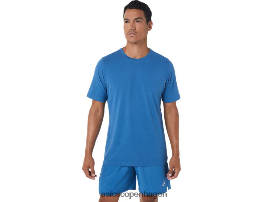 Asics kortærmet hthr tech top azurblå lyng Z206F61055