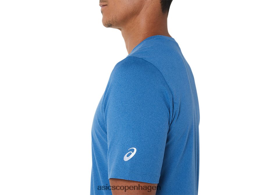 Asics kortærmet hthr tech top azurblå lyng Z206F61055