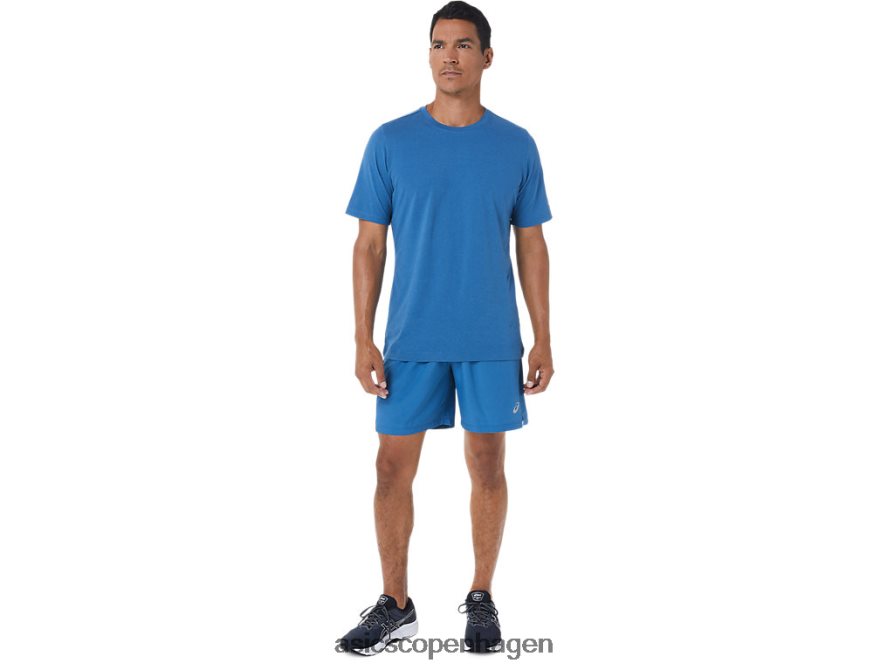 Asics kortærmet hthr tech top azurblå lyng Z206F61055