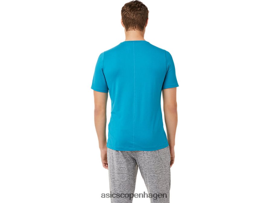 Asics kortærmet hthr tech top blågrøn Z206F62035