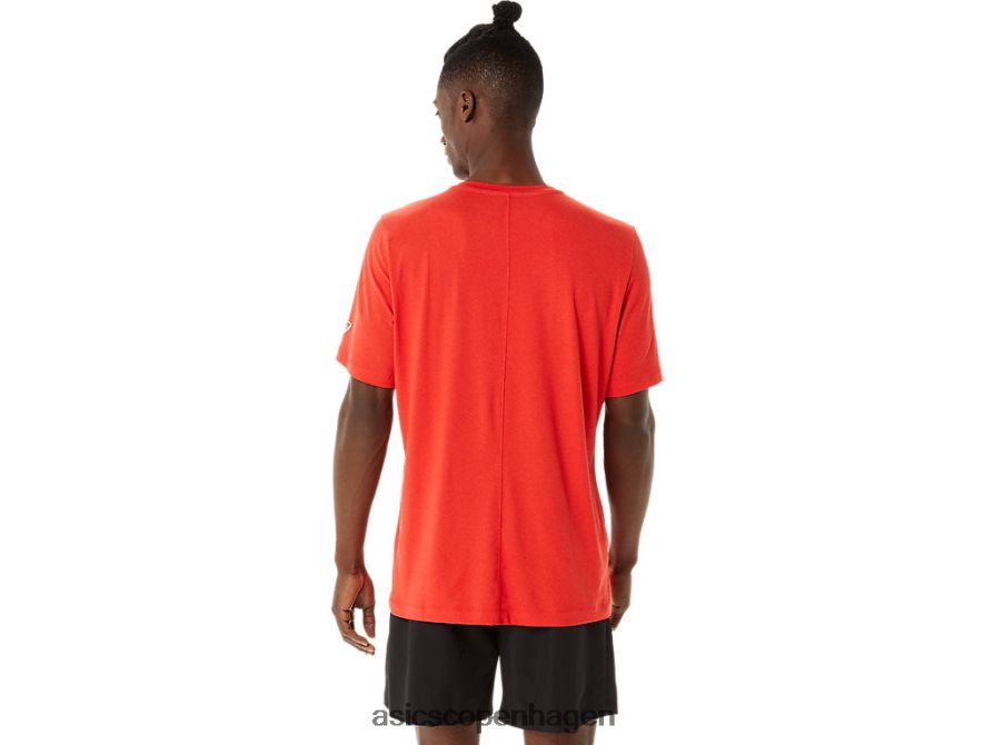 Asics kortærmet hthr tech top ildrød lyng Z206F61422