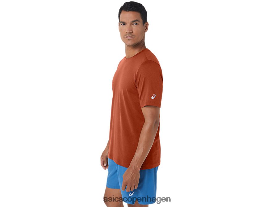 Asics kortærmet hthr tech top krydderi latte lyng Z206F6163