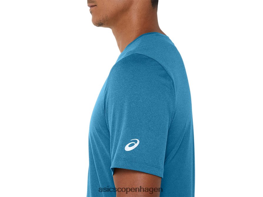 Asics kortærmet hthr tech top ø blå lyng Z206F6170