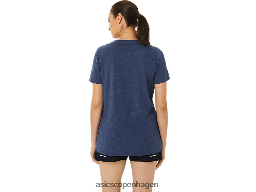 Asics kortærmet t-shirt fra 1977 med v-hals ærtelyng Z206F63202