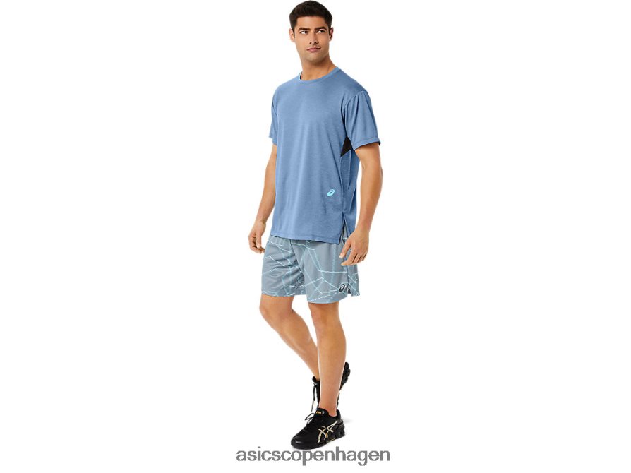 Asics kortærmet top med gel-cool print storhajlyng Z206F61354