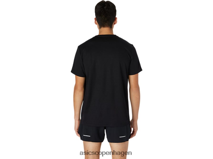 Asics kortærmet top med logotryk ydeevne sort Z206F61761