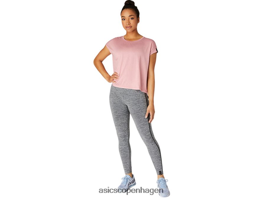 Asics kortærmet top røgfarvet rose Z206F63668