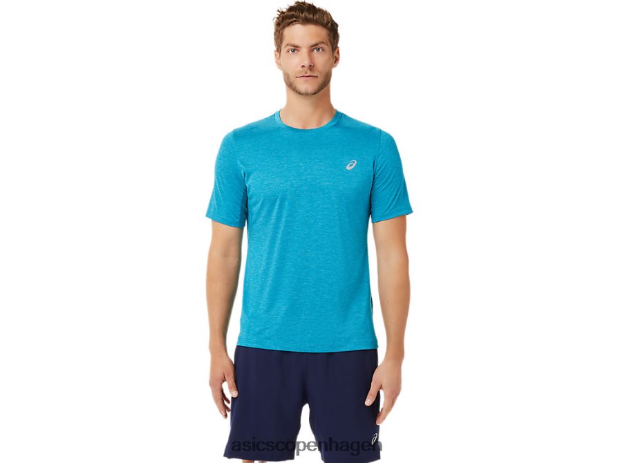 Asics kortærmet ydeevne top blågrøn Z206F62037