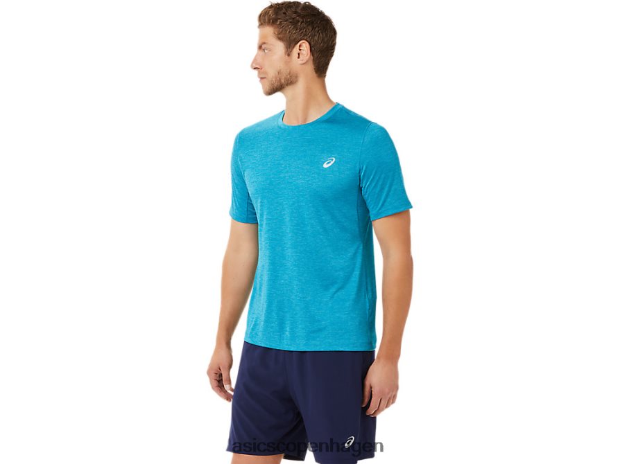 Asics kortærmet ydeevne top blågrøn Z206F62037