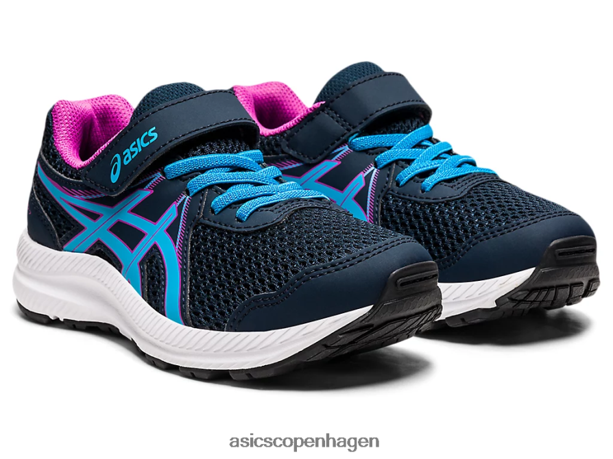 Asics kæmpe 7 førskole fransk blå/digital aqua Z206F64549