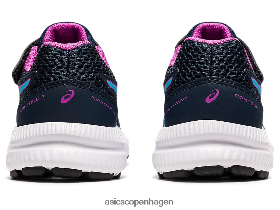 Asics kæmpe 7 førskole fransk blå/digital aqua Z206F64549