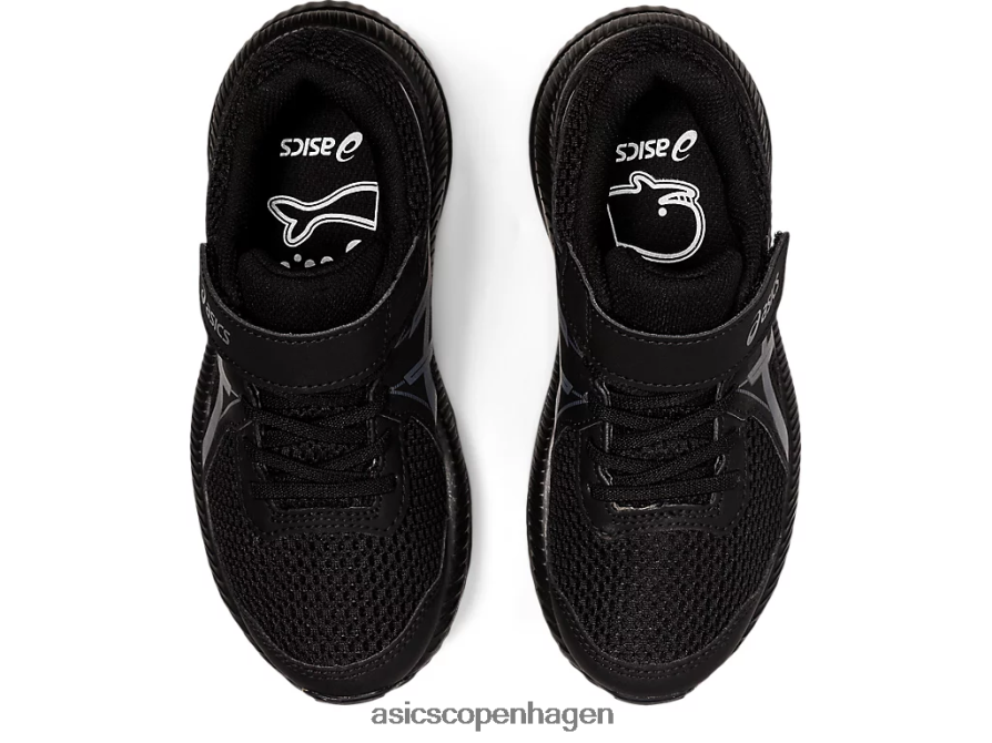 Asics kæmpe 7 førskole sort/bæregrå Z206F64413