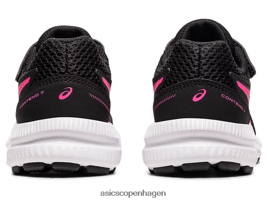 Asics kæmpe 7 førskole sort/hot pink Z206F64541