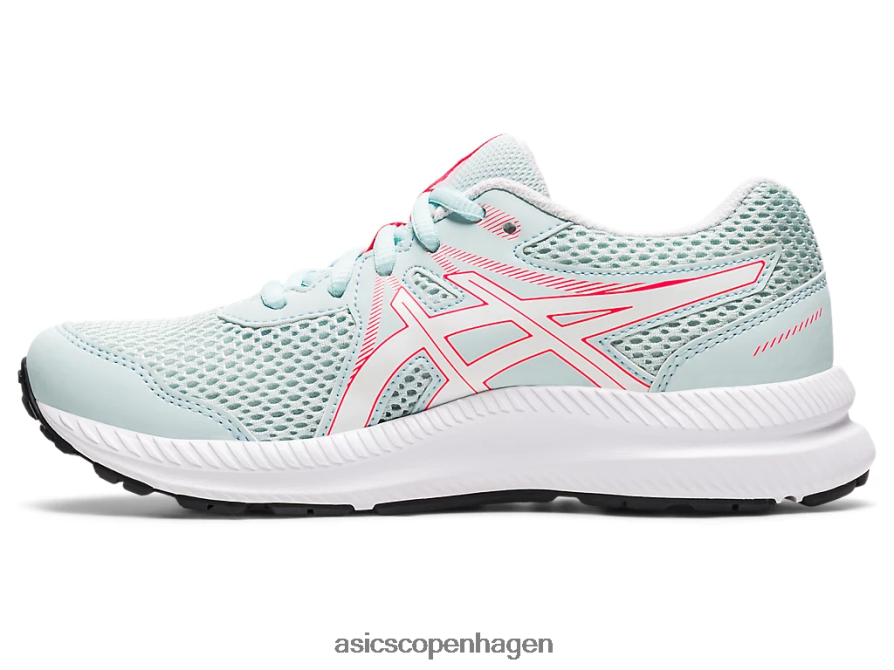 Asics kæmpe 7 klasse skole aqua engel/hvid Z206F64548