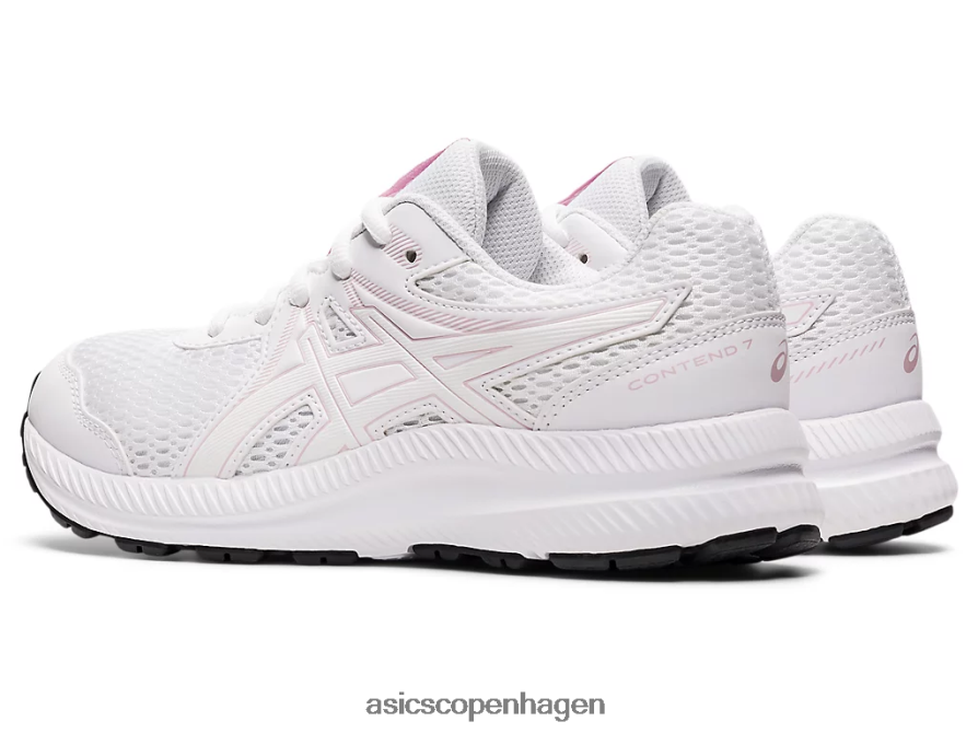 Asics kæmpe 7 klasse skole hvid/knap rosenrød Z206F64472