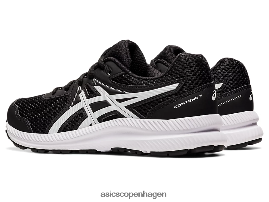 Asics kæmpe 7 klasse skole sort hvid Z206F64542
