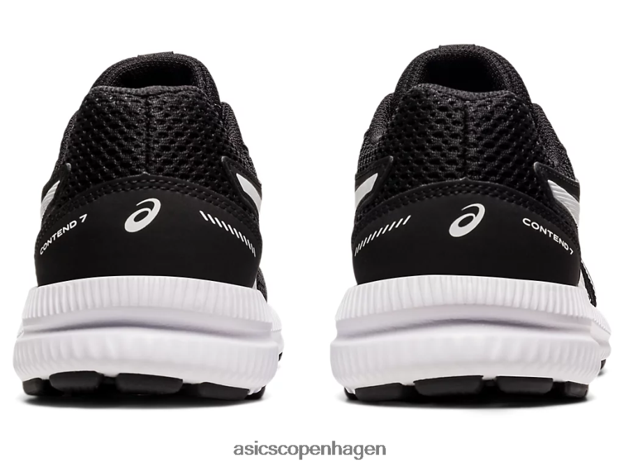 Asics kæmpe 7 klasse skole sort hvid Z206F64542