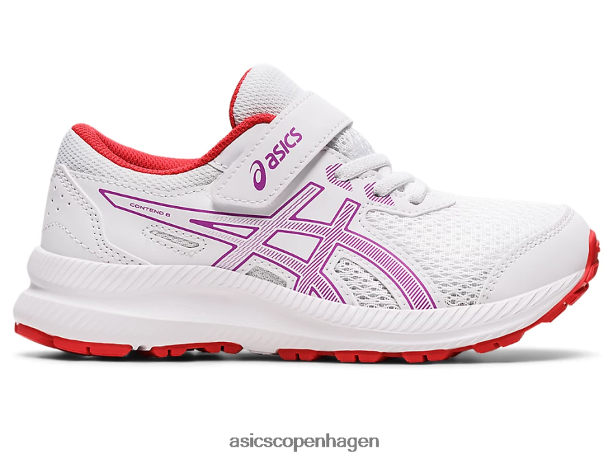 Asics kæmpe 8 førskole hvid/orkidé Z206F64403